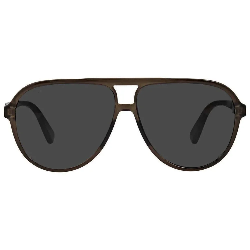 NEW Gucci Grey Aviator Men's Sunglasses